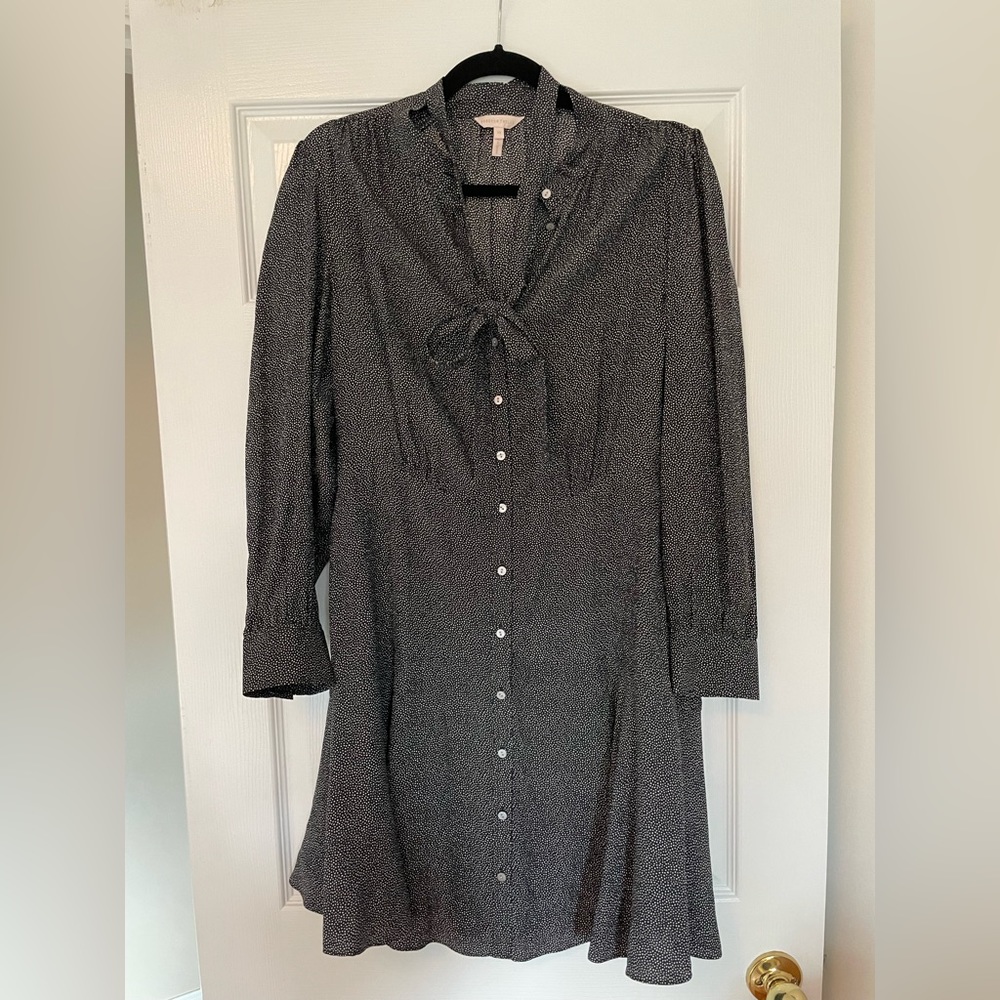 Rebecca Taylor A-line Silk Shirt Dress